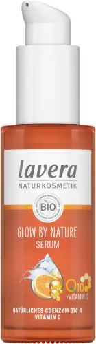 Serum cu coenzima Q10 naturala & vitamina C Glow by Nature, 30ml, Lavera